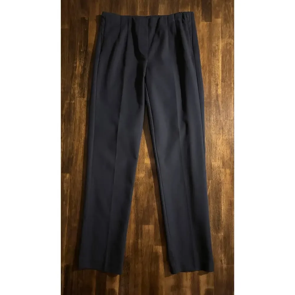 J. Jill Women’s 8 Tall Pant 30 x 31 Cotton Stretch Trouser Elastic Waist Pull On